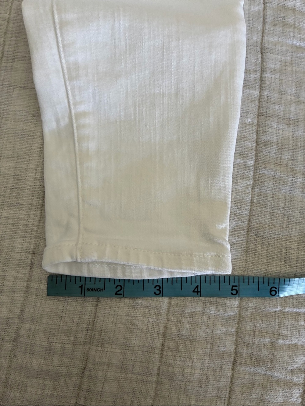 JCrew 8 inch Toothpich white denim jeans - Picture 8 of 8